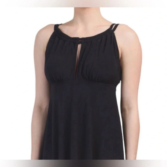 Magicsuit Miraclesuit Tankini TOP Size 8 Slimming Solid Black NWT adjustable - Picture 11 of 11